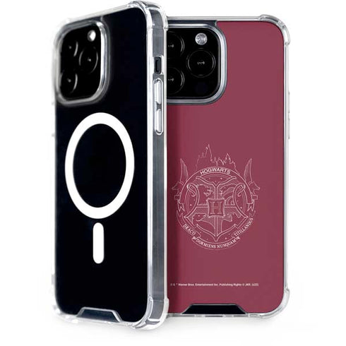 Wizarding Worlds Harry Potter Hogwarts Crest iPhone 15 Pro Max MagSafe Case