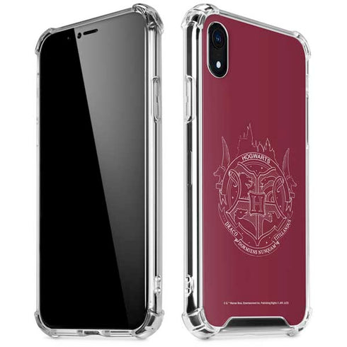 Wizarding Worlds Harry Potter Hogwarts Crest iPhone XR Clear Case