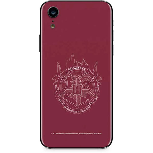 Wizarding Worlds Harry Potter Hogwarts Crest iPhone XR Skin