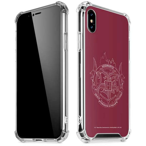 Wizarding Worlds Harry Potter Hogwarts Crest iPhone XS Max Clear Case