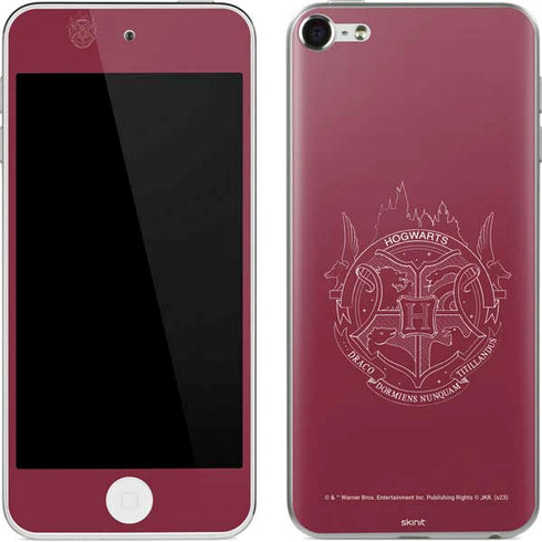 Wizarding Worlds Harry Potter Hogwarts Crest Apple iPod Skin
