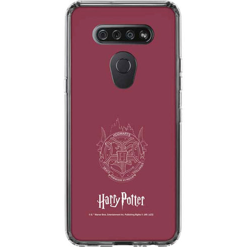 Wizarding Worlds Harry Potter Hogwarts Crest LG K51/Q51 Clear Case