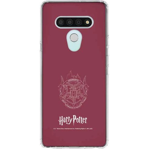 Wizarding Worlds Harry Potter Hogwarts Crest LG Stylo 6 Clear Case