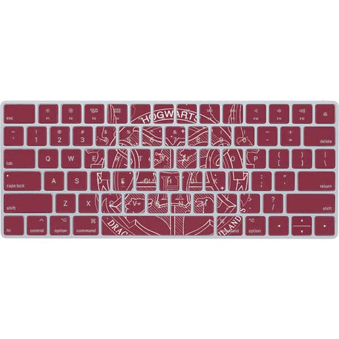 Wizarding Worlds Harry Potter Hogwarts Crest Magic Keyboard Skin