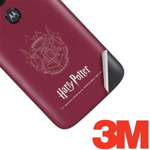 Wizarding Worlds Harry Potter Hogwarts Crest Moto E5 Play Skin