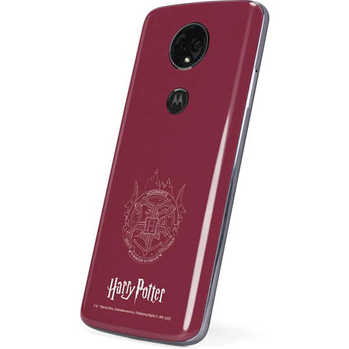 Wizarding Worlds Harry Potter Hogwarts Crest Moto E5 Plus Skin