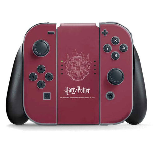 Wizarding Worlds Harry Potter Hogwarts Crest Nintendo Switch (2017-2021) Joy-Con Controller Skin