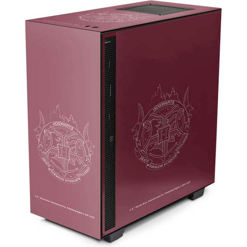 Wizarding Worlds Harry Potter Hogwarts Crest NZXT H510 Compact ATX Mid-Tower Case Skin
