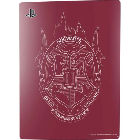 Wizarding Worlds Harry Potter Hogwarts Crest PS5 Digital Edition Console Skin