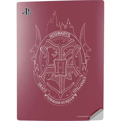 Wizarding Worlds Harry Potter Hogwarts Crest PS5 Digital Edition Console Skin
