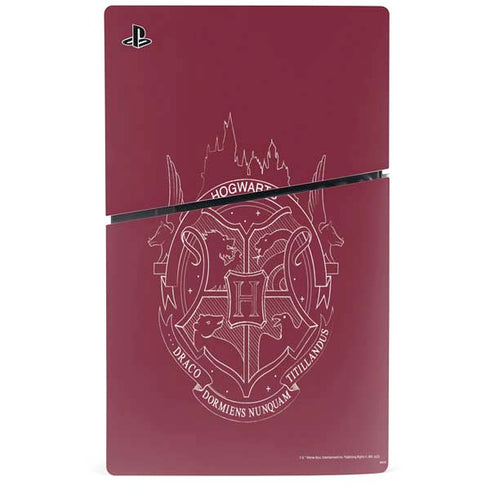 Wizarding Worlds Harry Potter Hogwarts Crest PS5 Slim Digital Edition Bundle Skin