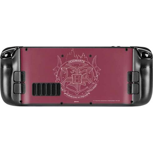 Wizarding Worlds Harry Potter Hogwarts Crest Steam Deck Handheld Gaming Computer Skin