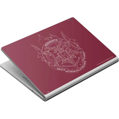 Wizarding Worlds Harry Potter Hogwarts Crest Surface Book Skin