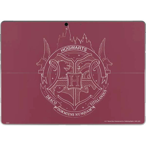Wizarding Worlds Harry Potter Hogwarts Crest Surface Pro 9 Skin