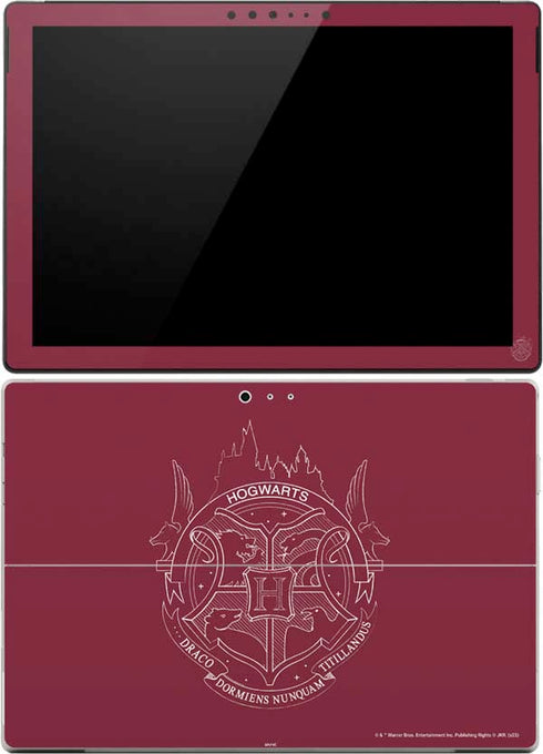 Wizarding Worlds Harry Potter Hogwarts Crest Surface Pro (2017) Skin