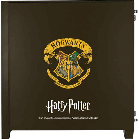 Wizarding World Harry Potter Hogwarts Houses Crest Corsair 4000D Tempered Glass Mid-Tower ATX Case Skin