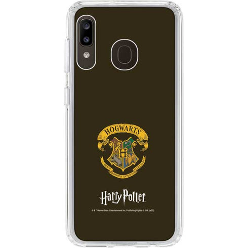 Wizarding World Harry Potter Hogwarts Houses Crest Galaxy A20 Clear Case