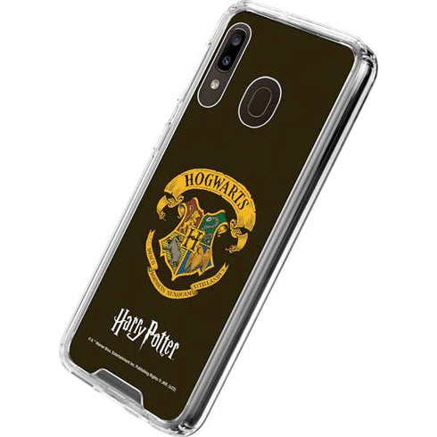Wizarding World Harry Potter Hogwarts Houses Crest Galaxy A30 Clear Case