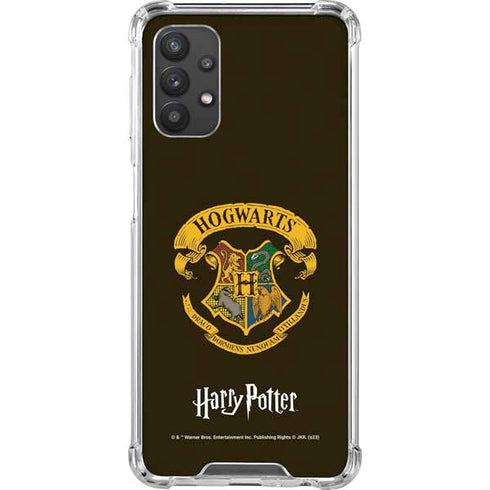 Wizarding World Harry Potter Hogwarts Houses Crest Galaxy A32 5G Clear Case