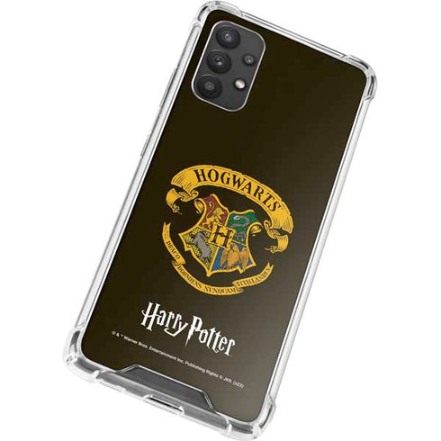 Wizarding World Harry Potter Hogwarts Houses Crest Galaxy A32 5G Clear Case