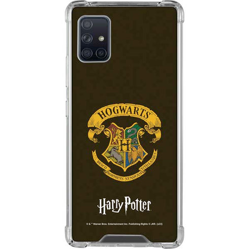Wizarding World Harry Potter Hogwarts Houses Crest Galaxy A51 5G Clear Case