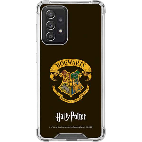 Wizarding World Harry Potter Hogwarts Houses Crest Galaxy A52 5G Clear Case