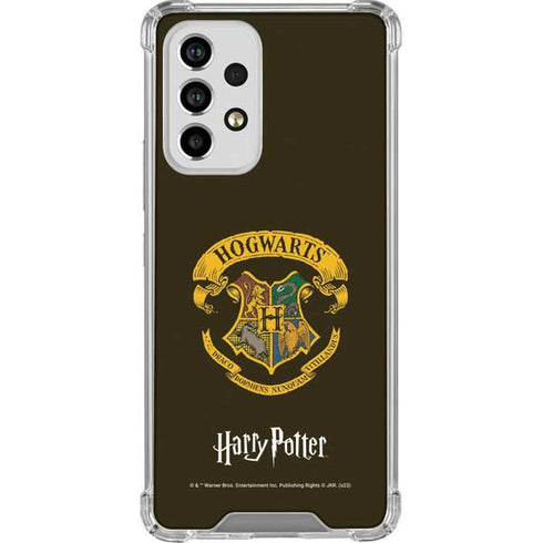 Wizarding World Harry Potter Hogwarts Houses Crest Galaxy A53 5G Clear Case
