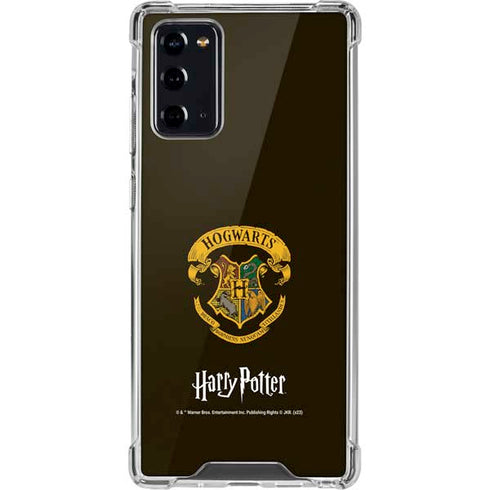 Wizarding World Harry Potter Hogwarts Houses Crest Galaxy Note20 5G Clear Case
