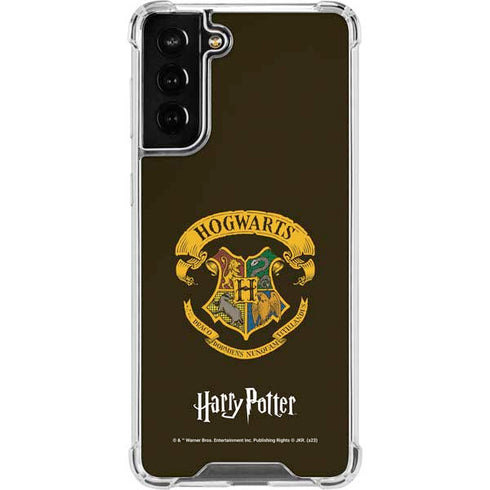 Wizarding World Harry Potter Hogwarts Houses Crest Galaxy S21 FE Clear Case