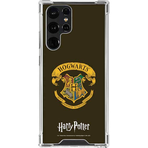 Wizarding World Harry Potter Hogwarts Houses Crest Galaxy S23 Ultra Clear Case
