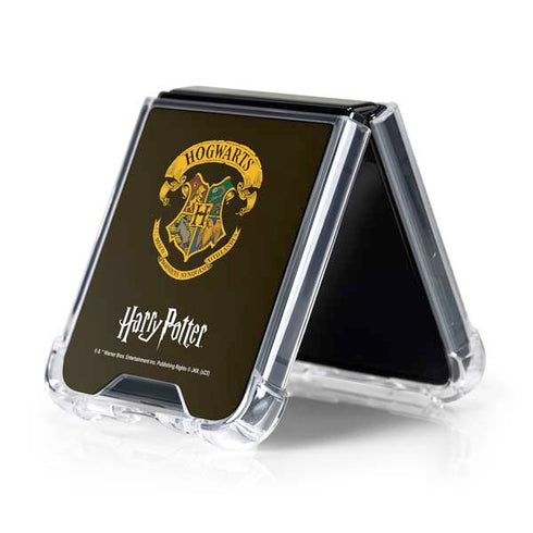 Wizarding World Harry Potter Hogwarts Houses Crest Galaxy Z Flip5 5G Clear Case