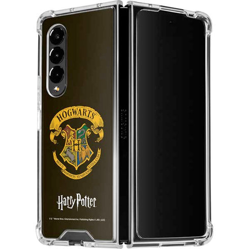 Wizarding World Harry Potter Hogwarts Houses Crest Galaxy Z Fold4 5G Clear Case