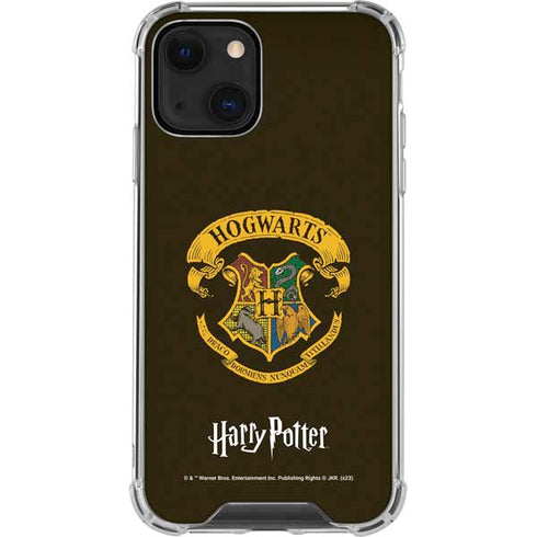Wizarding World Harry Potter Hogwarts Houses Crest iPhone 14 Clear Case