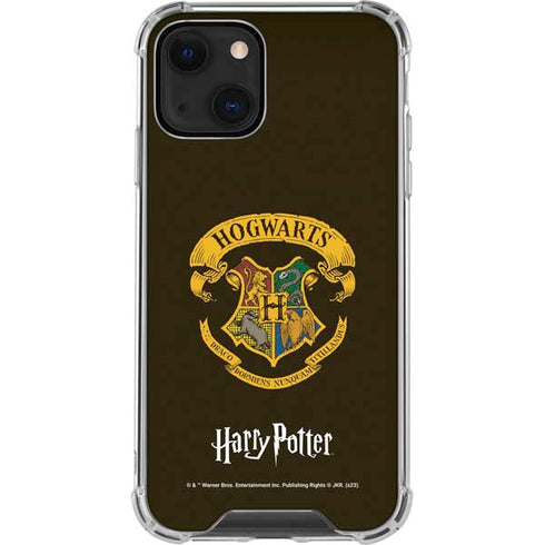 Wizarding World Harry Potter Hogwarts Houses Crest iPhone 14 Plus Clear Case