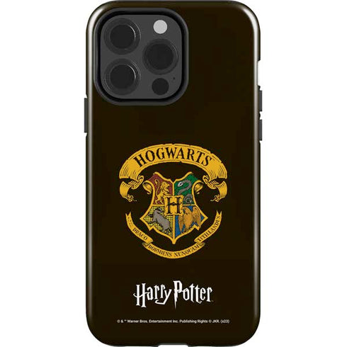 Wizarding World Harry Potter Hogwarts Houses Crest iPhone 15 Pro Impact Case