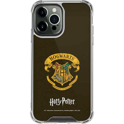 Wizarding World Harry Potter Hogwarts Houses Crest iPhone 15 Pro Max Clear Case