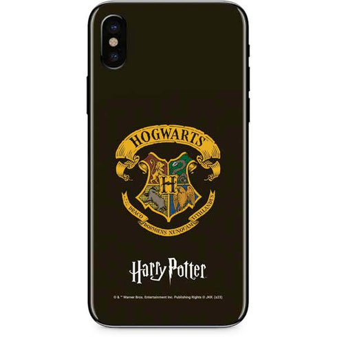 Wizarding World Harry Potter Hogwarts Houses Crest iPhone XS Skin