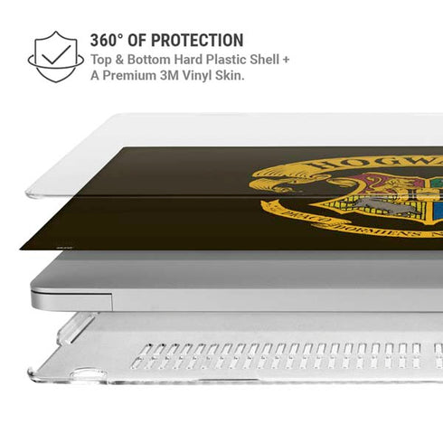 Wizarding World Harry Potter Hogwarts Houses Crest MacBook Air 15in (2023-2025) Case plus Skin