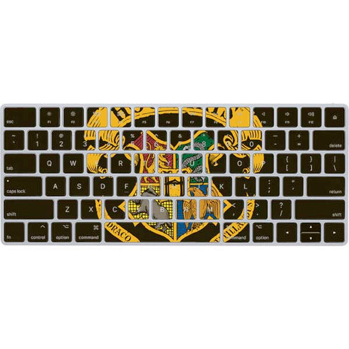 Wizarding World Harry Potter Hogwarts Houses Crest Magic Keyboard Skin