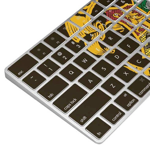 Wizarding World Harry Potter Hogwarts Houses Crest Magic Keyboard Skin