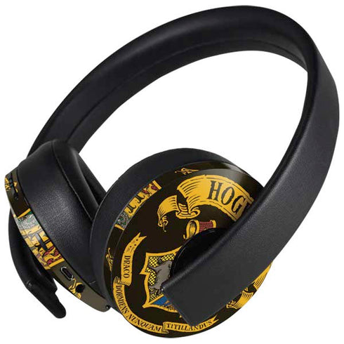Wizarding World Harry Potter Hogwarts Houses Crest PlayStation 4 Gold Wireless Headset Skin