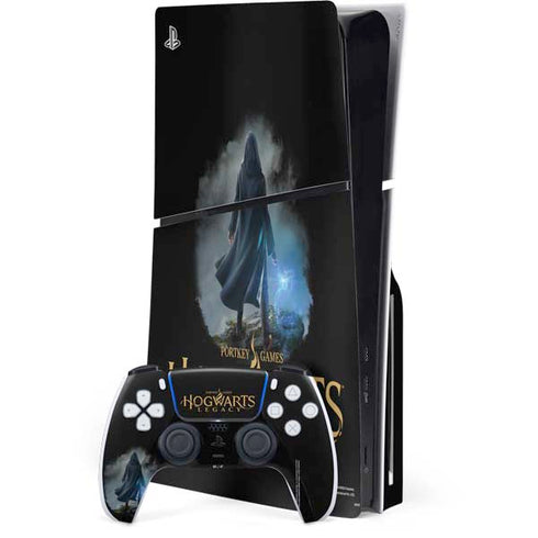Wizarding Worlds Hogwarts Legacy Character art PS5 Slim Disk Bundle Skin