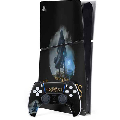 Wizarding Worlds Hogwarts Legacy Character art PS5 Slim Digital Edition Bundle Skin