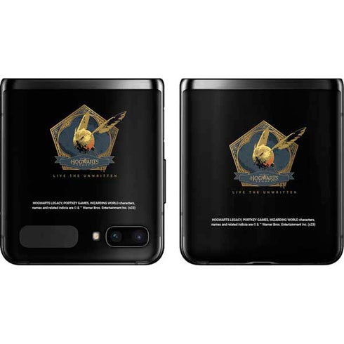 Wizarding World Hogwarts Legacy Golden Snitch Galaxy Z Flip Skin