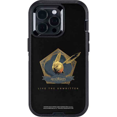 Wizarding World Hogwarts Legacy Golden Snitch Otterbox Defender iPhone Skin