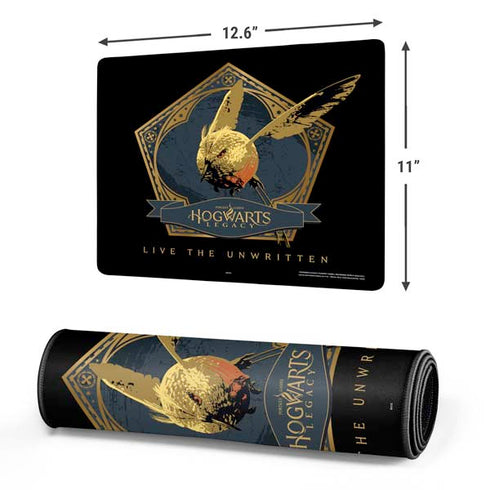 Wizarding World Hogwarts Legacy Golden Snitch Gaming Mouse Pad