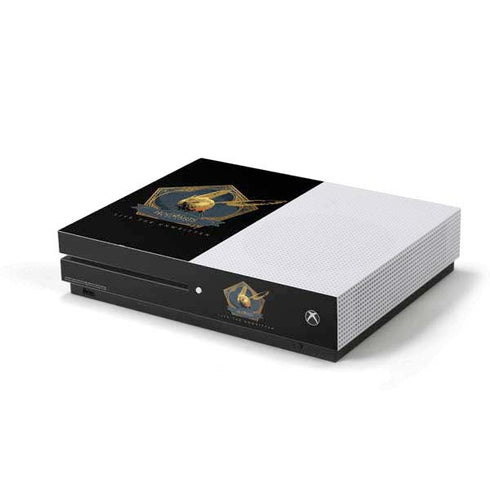 Wizarding World Hogwarts Legacy Golden Snitch Xbox One S Console Skin