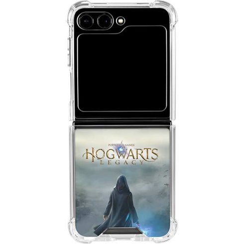 Wizarding World Hogwarts Legacy Main Poster Galaxy Z Flip5 5G Clear Case