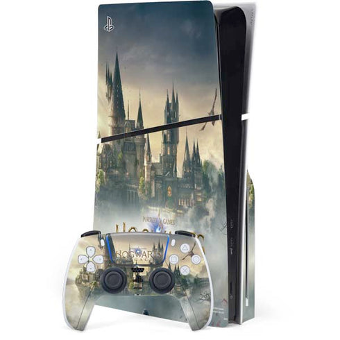 Wizarding World Hogwarts Legacy Main Poster PS5 Slim Disk Bundle Skin