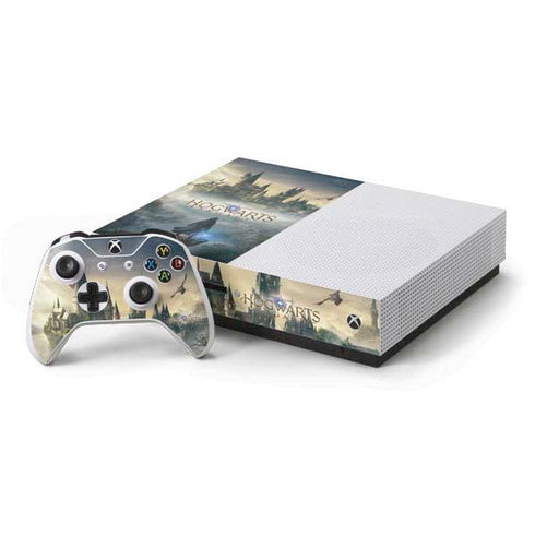 Wizarding World Hogwarts Legacy Main Poster Xbox One S Console and Controller Bundle Skin